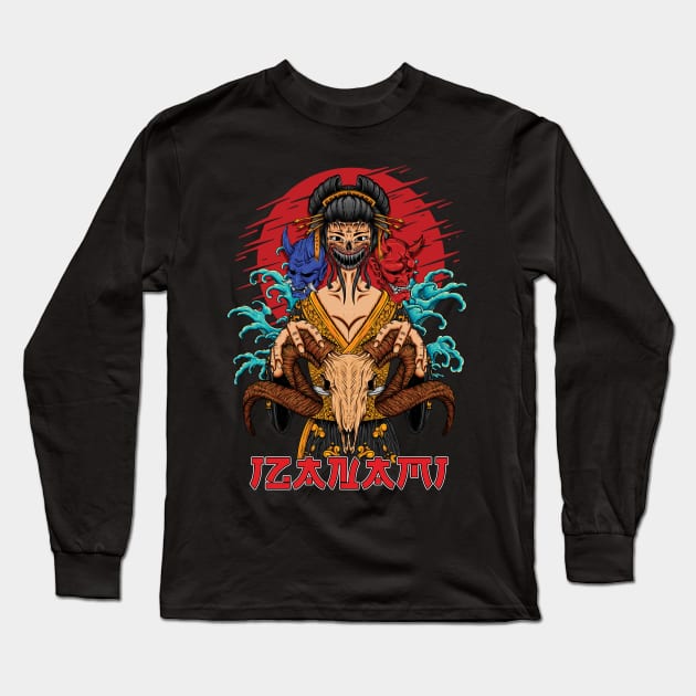 Izanami Long Sleeve T-Shirt by fauzanfarhn